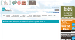 Desktop Screenshot of myexperte.de