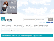 Tablet Screenshot of myexperte.de